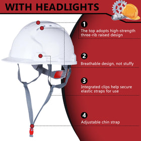 Leumoi ABS construction helmet shell proving durable head protection