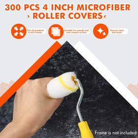 Leumoi microfiber texture close-up demonstrates smooth paint pickup.