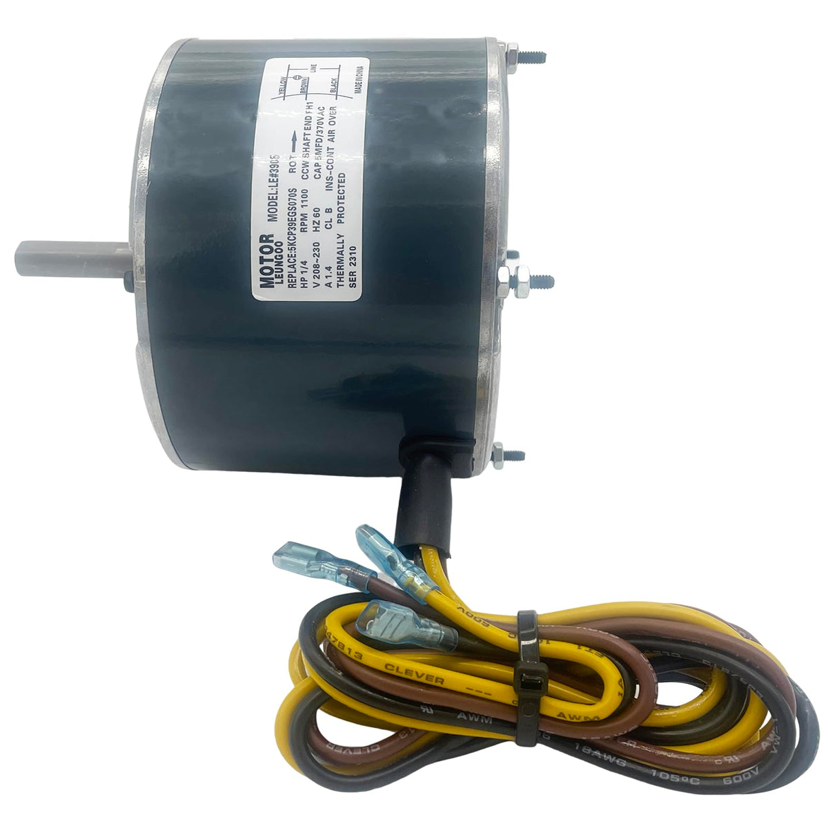 LEUNGOO Dayton 6DLL0 compatible condenser motor upgrade