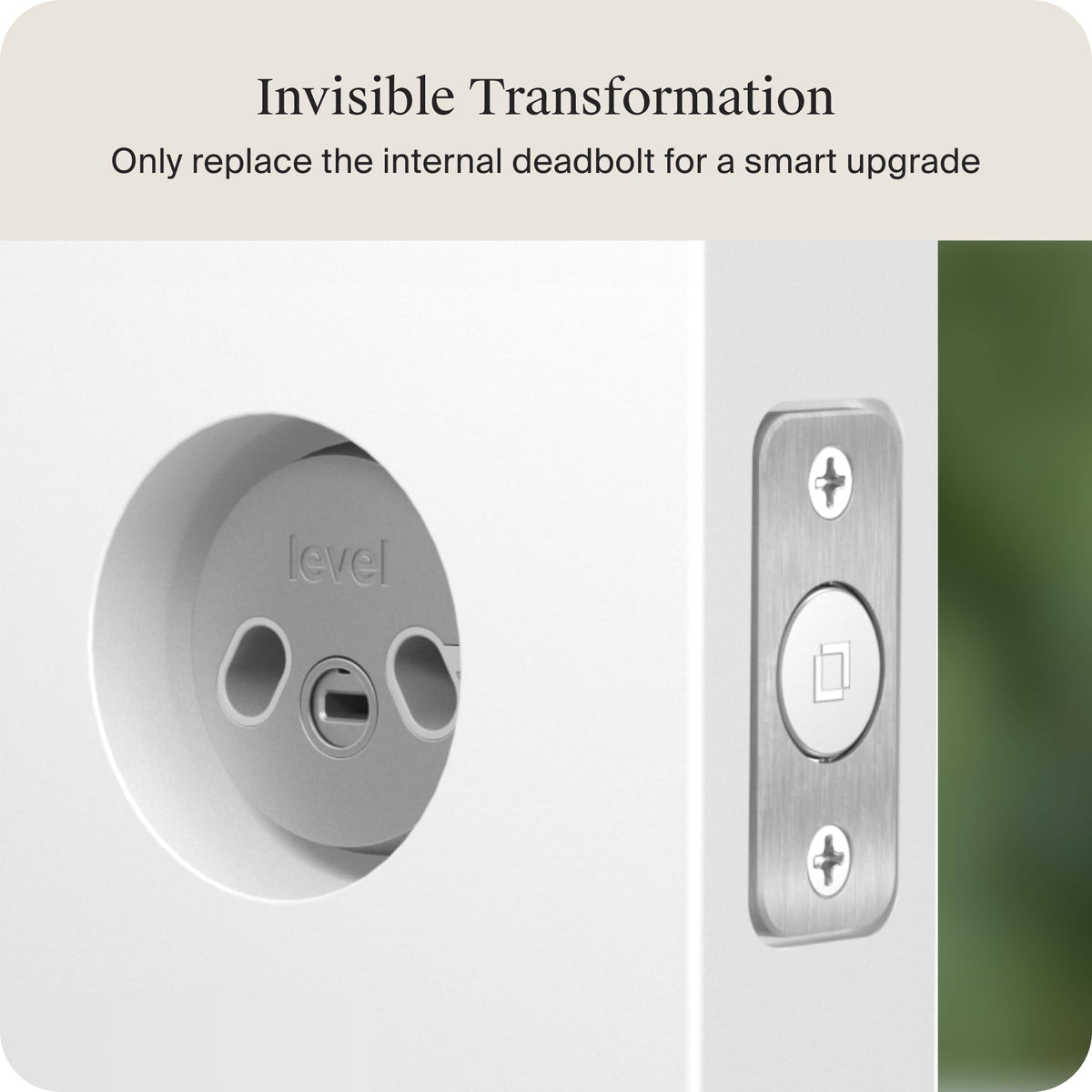 Level Bolt voice control with Alexa enables hands-free door unlocking.