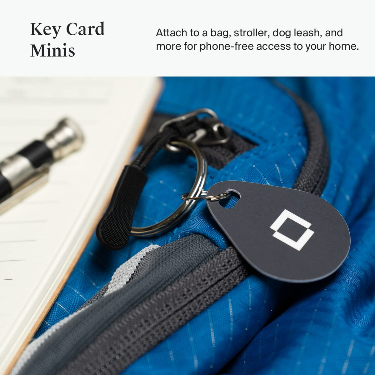 Level Key Fobs are reprogrammable for flexible home access