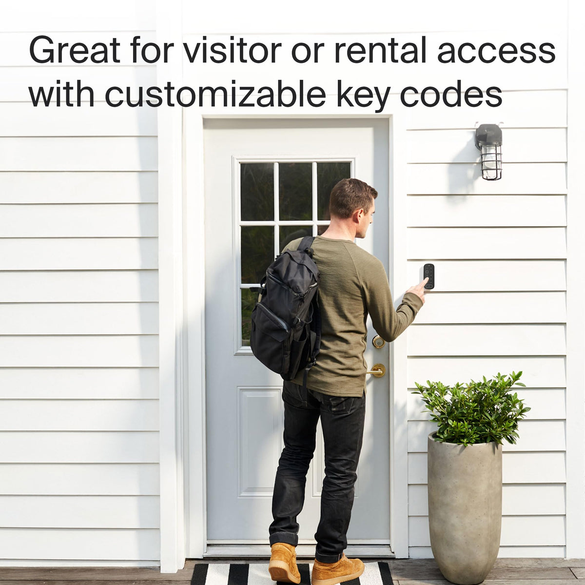 Level Keypad weatherproof seal withstands rain and cold conditions.