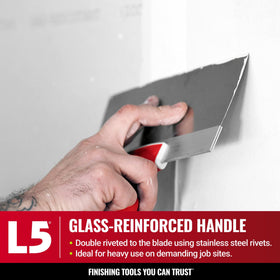 LEVEL5 hammer end assists nail resets and blade protection.