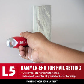 LEVEL5 pro-grade taping knife built for daily job-site use.