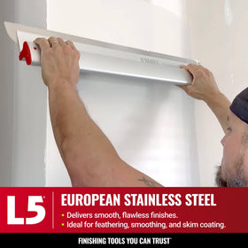 LEVEL5 replaceable blade insert lets you swap worn edges on site without tools.