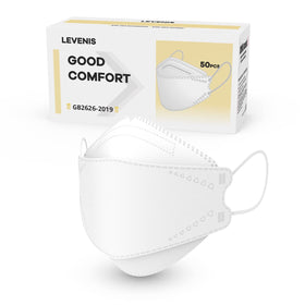LEVENIS 50-pack box ready for convenient daily use.