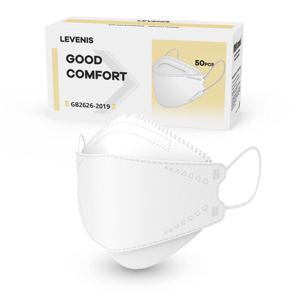 LEVENIS 50-pack box ready for convenient daily use.