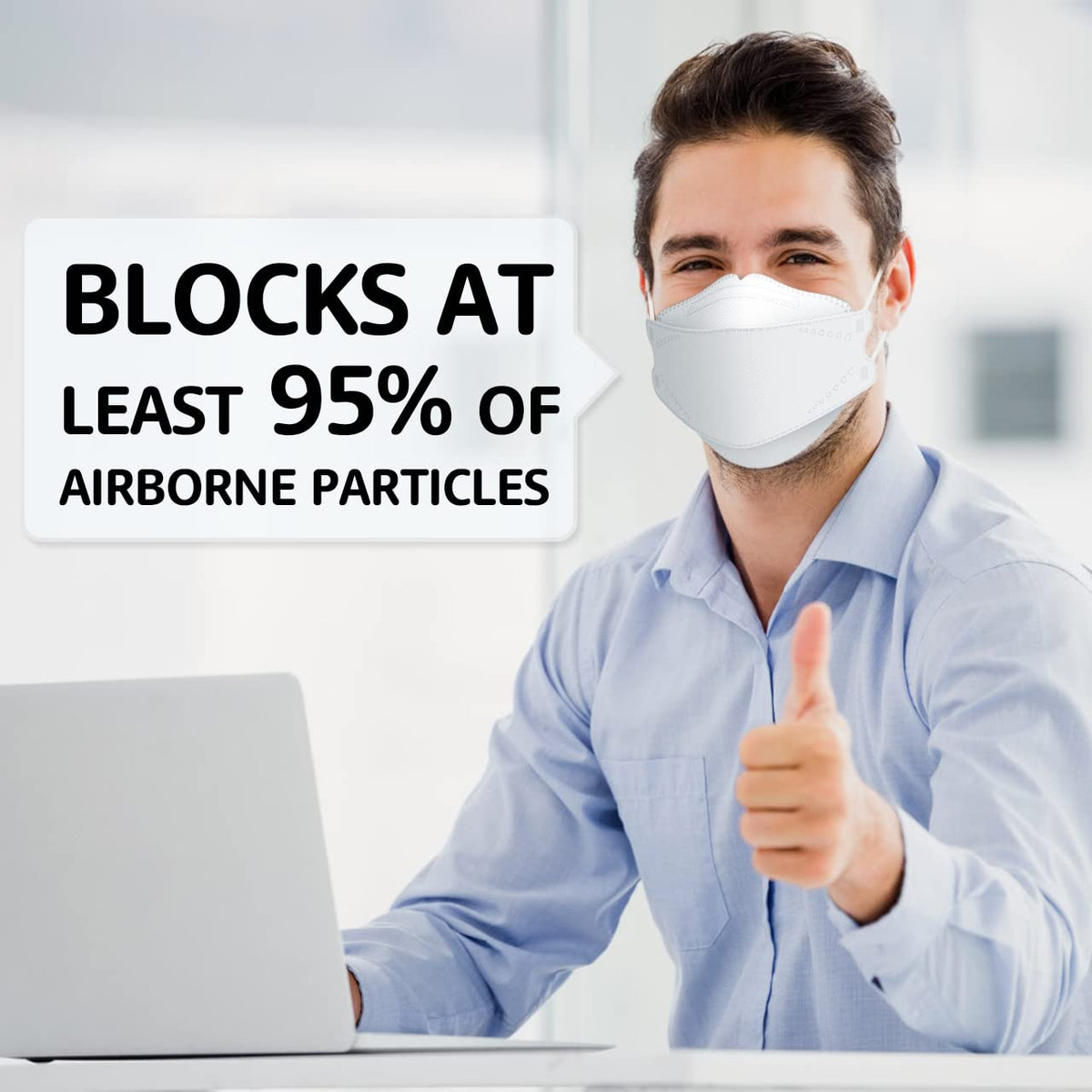 LEVENIS nose clip ensures secure fit and reduced fogging.
