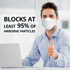 LEVENIS nose clip ensures secure fit and reduced fogging.
