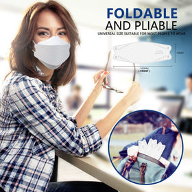 LEVENIS KN95 3D ergonomic design covers face comfortably.