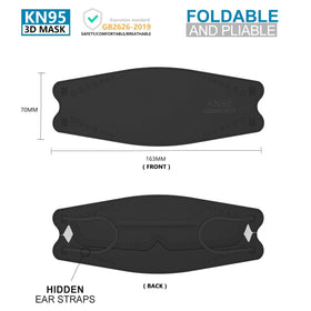LEVENIS KN95 mask worn for comfortable daily wear and reliable filtration.