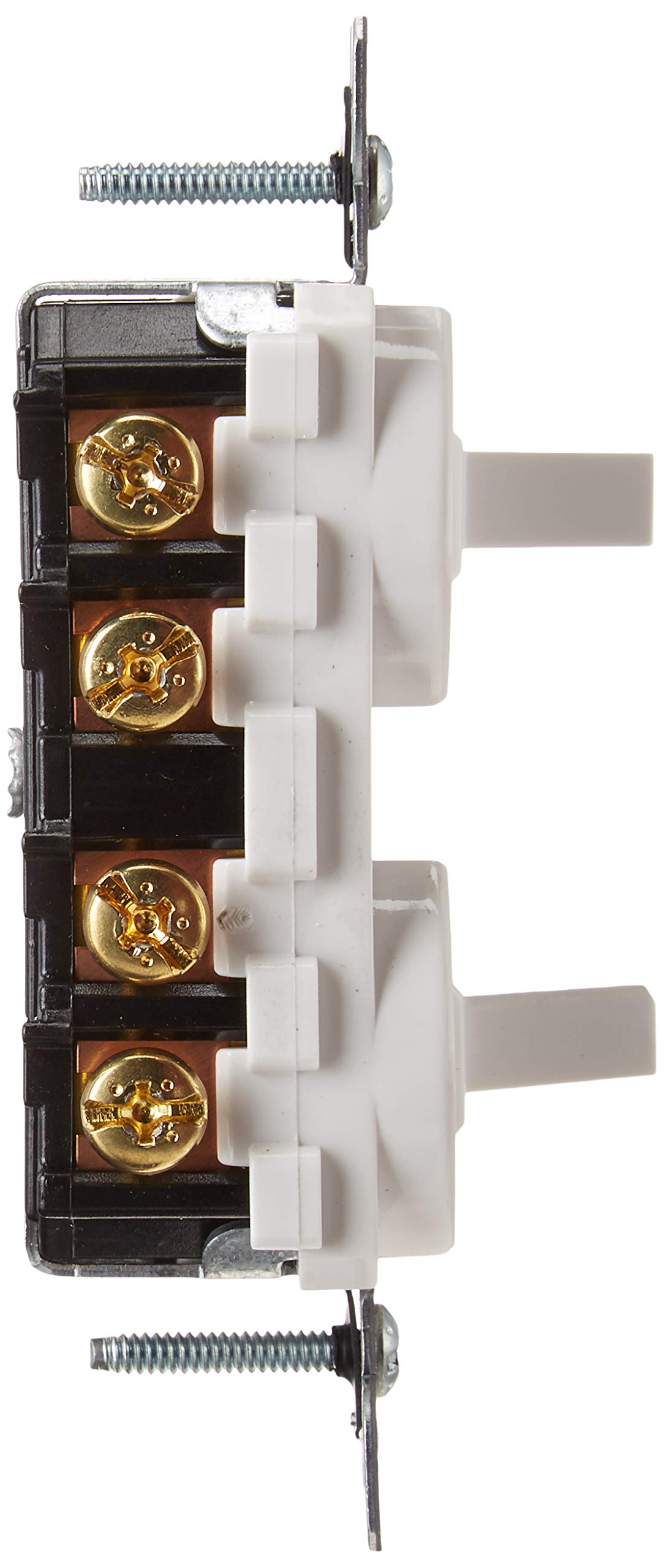 Leviton 5243-W white faceplate compatibility with standard wallplates