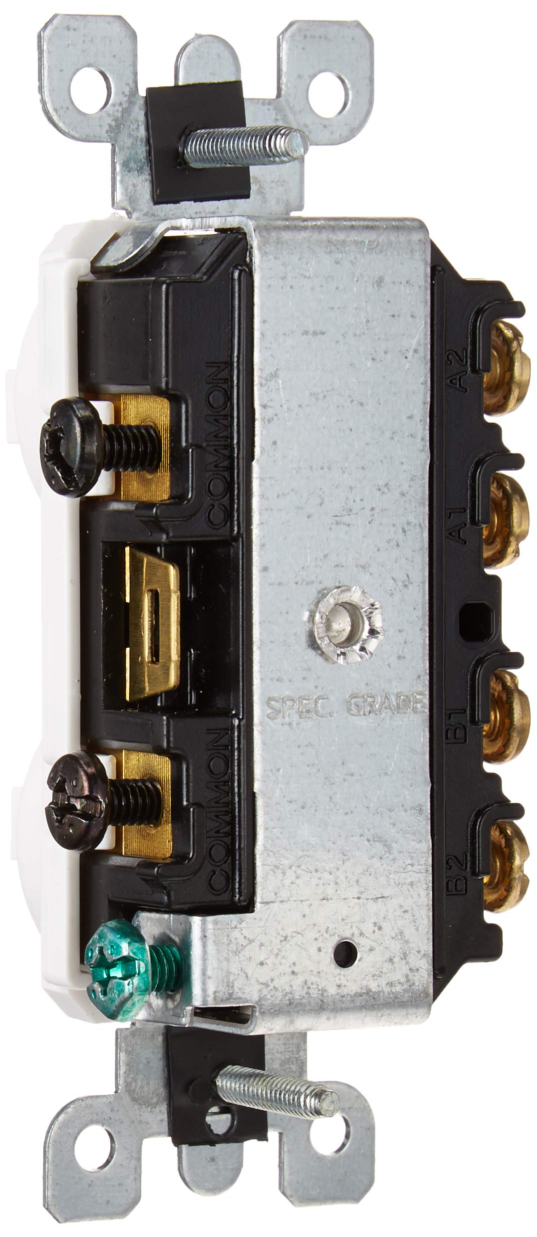 Leviton 5243-W nylon construction highlights durable housing