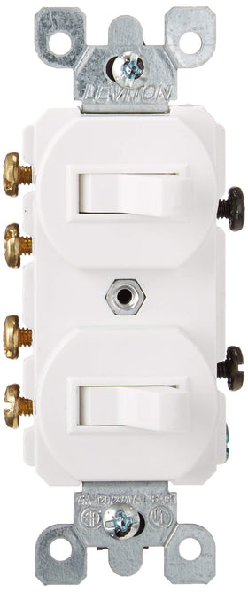 Leviton 5243-W side wiring connection showing easy installation
