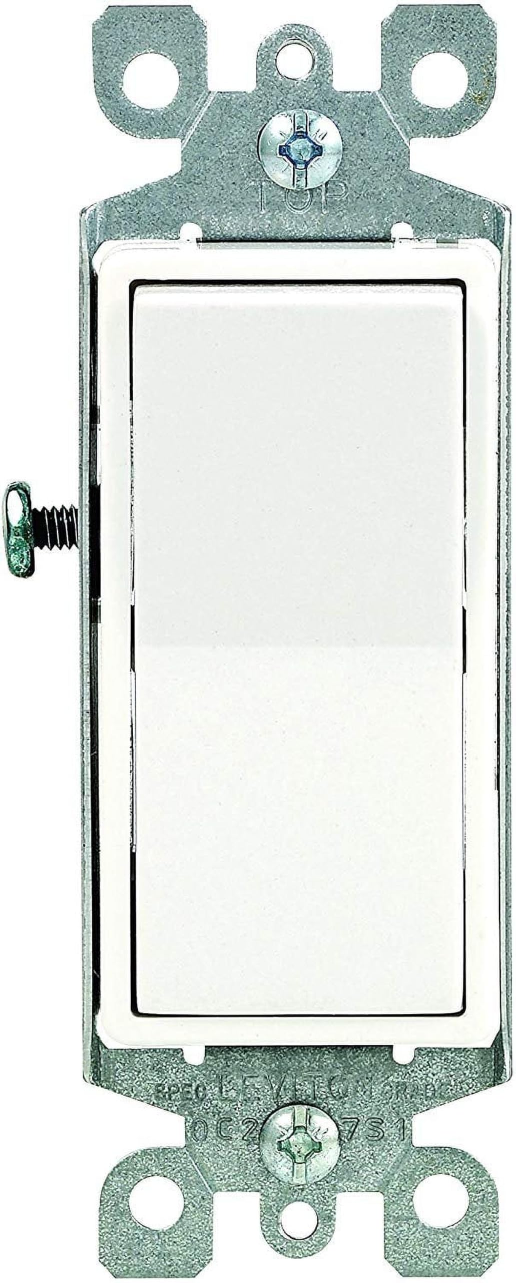 Leviton 5601-2WM in wallplate-ready design for easy installation.