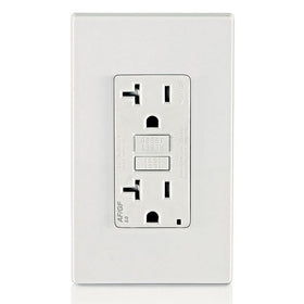 Leviton AGTR2-W arc-fault and ground-fault protection in one device.