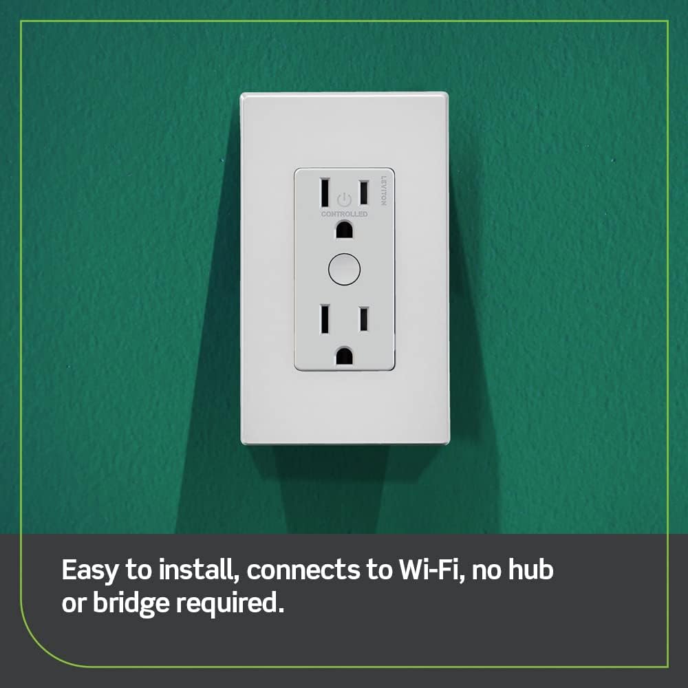 Leviton D215R-1RW sunrise-sunset scheduling enables automatic light control throughout the day.