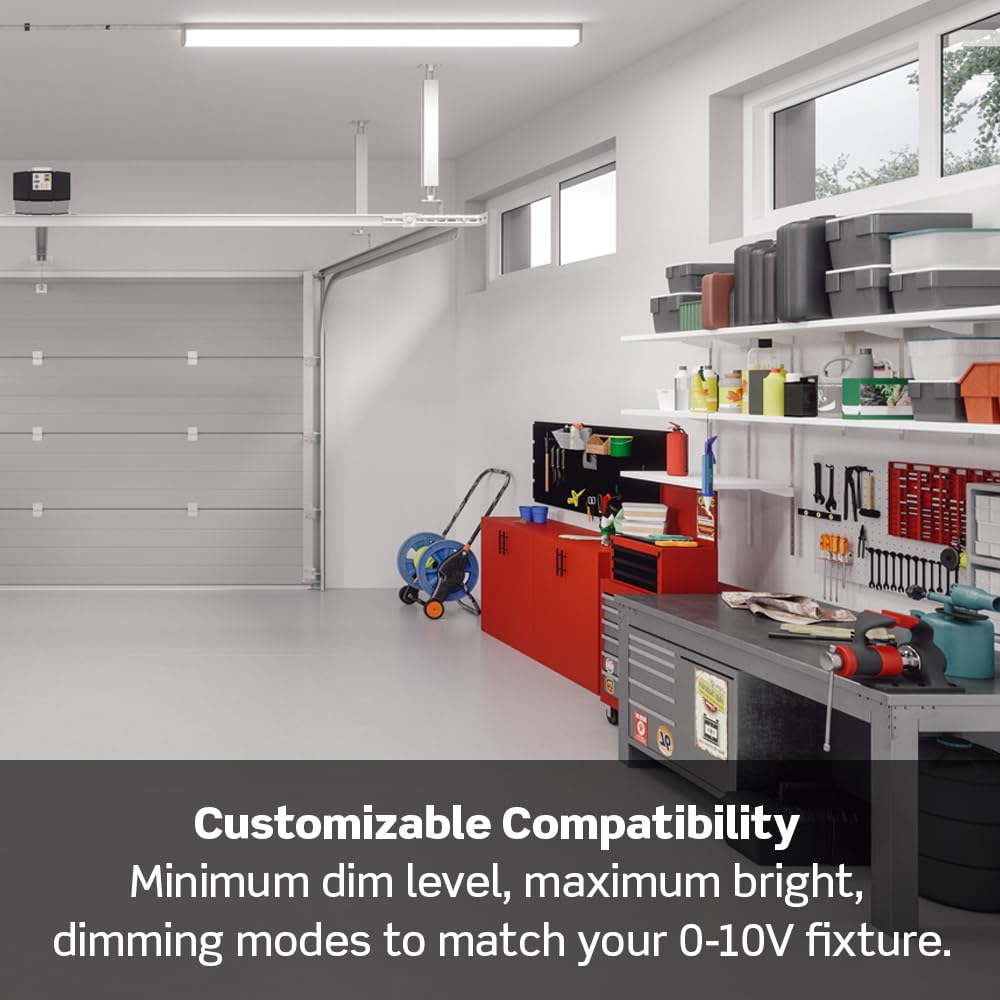 D2710-1BW in-wall installation demonstrates 0-10V dimming compatibility.
