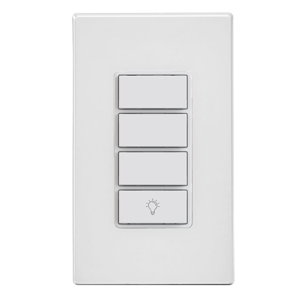 Wiring area of the Leviton switch showing installation connections