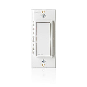 Leviton DAWSC-1RW uses long-life batteries for low-maintenance use.