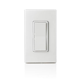 Leviton DAWSC-1RW placed at staircase base for easy access to lighting control.