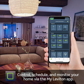 Night settings demonstration on Leviton Dimmer for subtle lighting