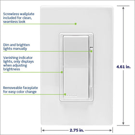 Leviton Decora Dimmer ambiance control for mood lighting