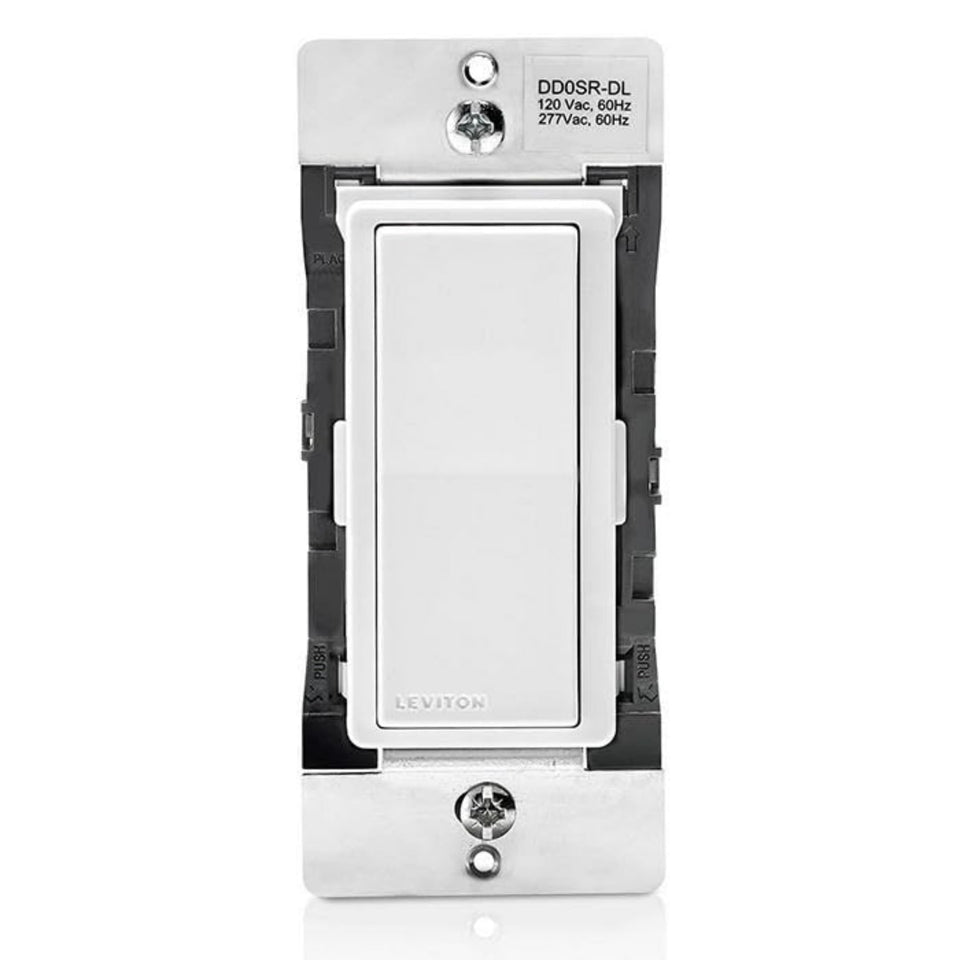 Leviton Decora Smart Switch Companion front view enables multi-location light control.