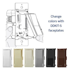 Multi-location setup with Leviton Decora Smart Switch Companion for flexible control.