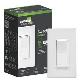 Leviton Decora Smart Switch in-wall wireless setup for convenient smart lighting control
