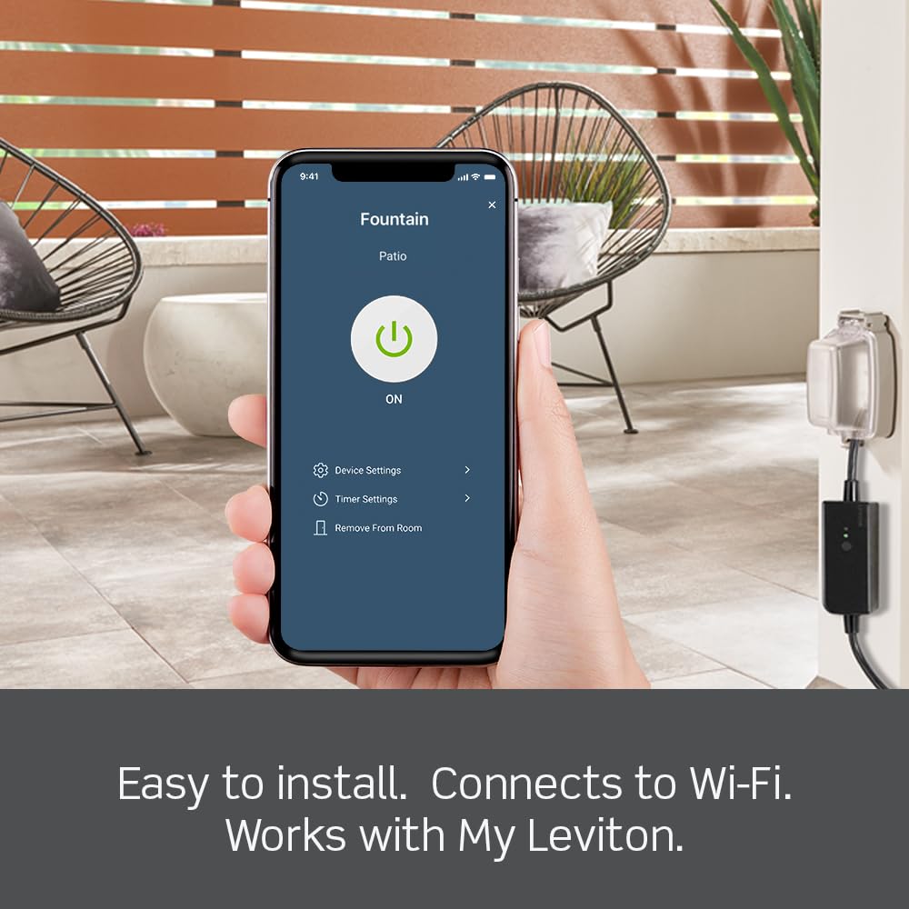 Leviton D215O provides reliable weatherproof power for outdoor electronics.