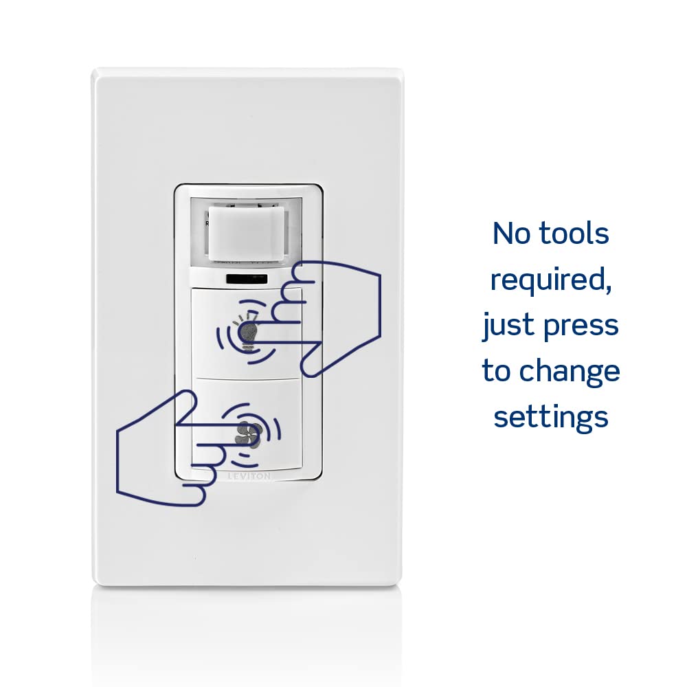 Leviton DHD05-1LW faceplate color-change kit ready for customization