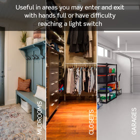 Leviton DOS02-LW sensor highlighting the 180-degree detection range.