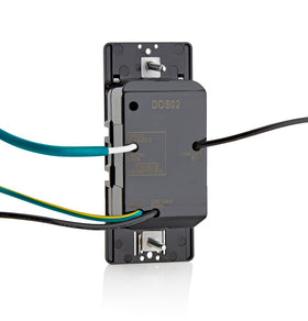 Leviton DOS02-LW shows 900 sq ft motion sensing coverage.