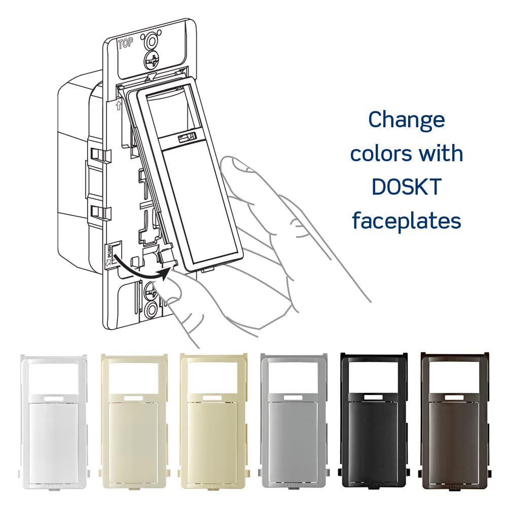 Leviton DOS05-1LZ single pole or 3-way configuration