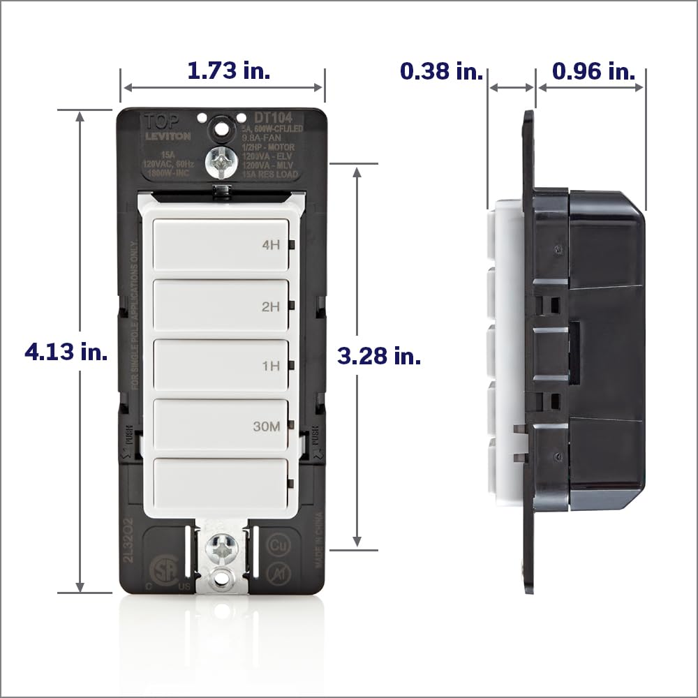 Leviton DT104-1LW porch lighting use; improves outdoor control.