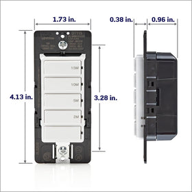 DTKIT faceplates offer color customization for Leviton DT115-1LW to match decor.