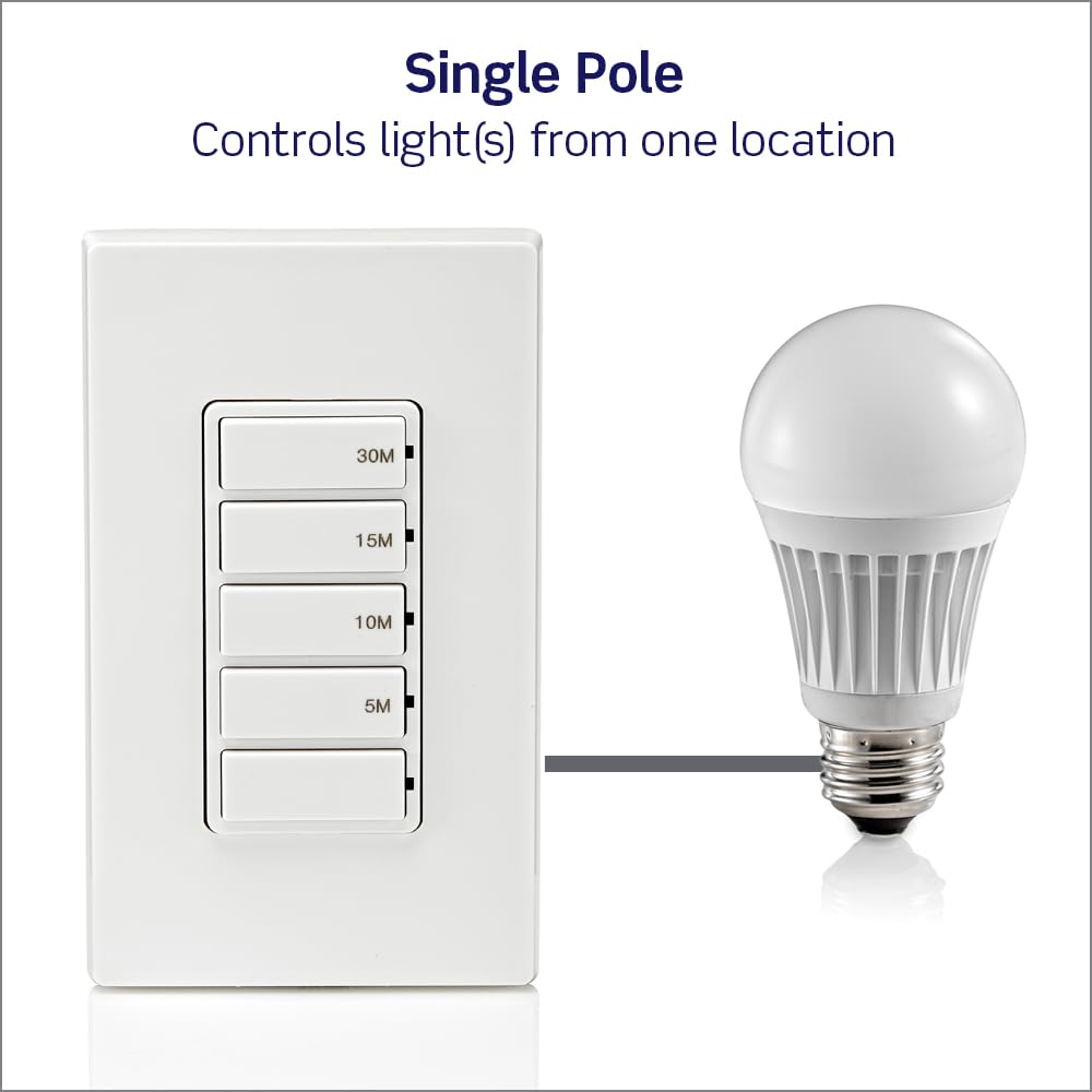 Leviton DT130-1LW DIY-friendly installation with two wires