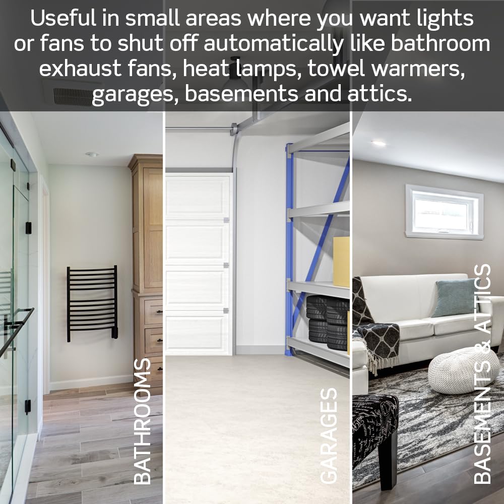 Leviton DT130-1LW promotes energy-saving by avoiding staying on