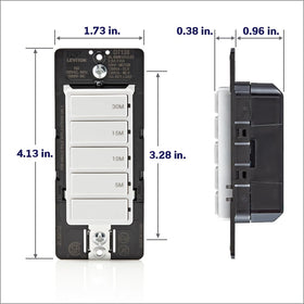 Leviton DT130-1LW timing presets for flexible control