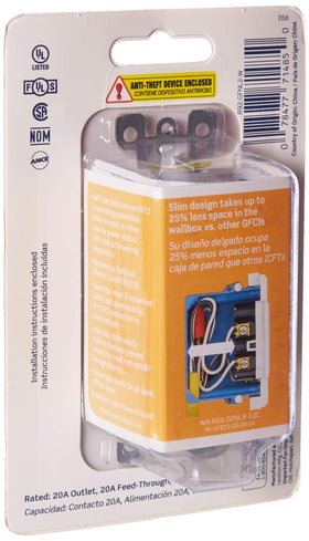 Leviton GFCI guidelight night-light replacement in dark hallways
