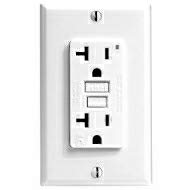 Leviton GFCI outlet's reset/lockout feature prevents unsafe resets.