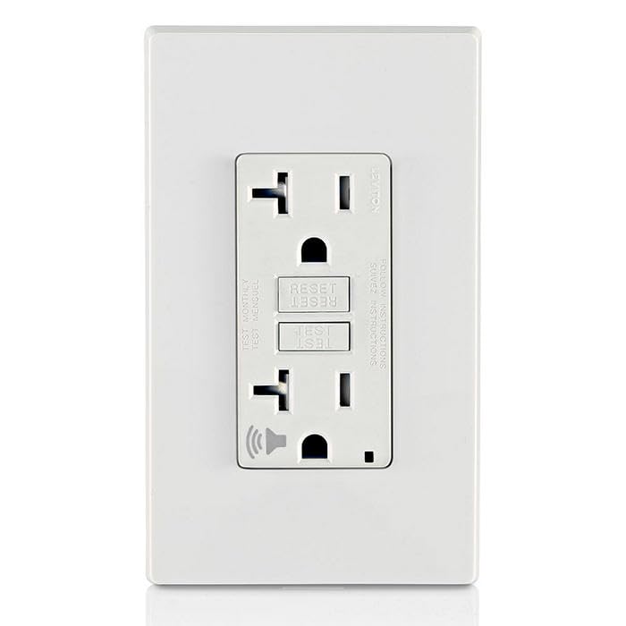 Leviton GFCI outlet great for refrigerators in garages.