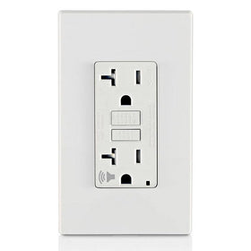 Leviton GFCI outlet great for refrigerators in garages.