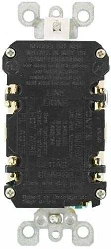 Leviton GFNT1-T installation in kitchen or bathroom near water sources