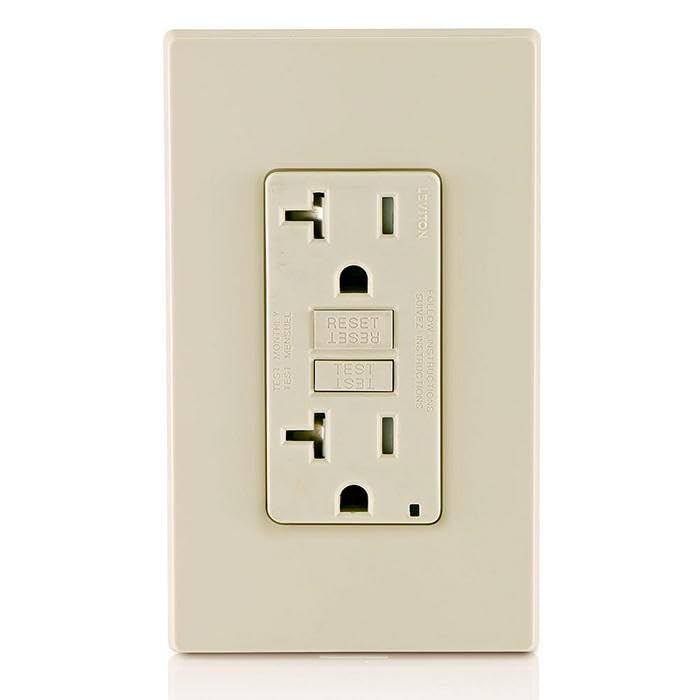 Leviton GFWT2-T back-and-side wiring supports flexible installation