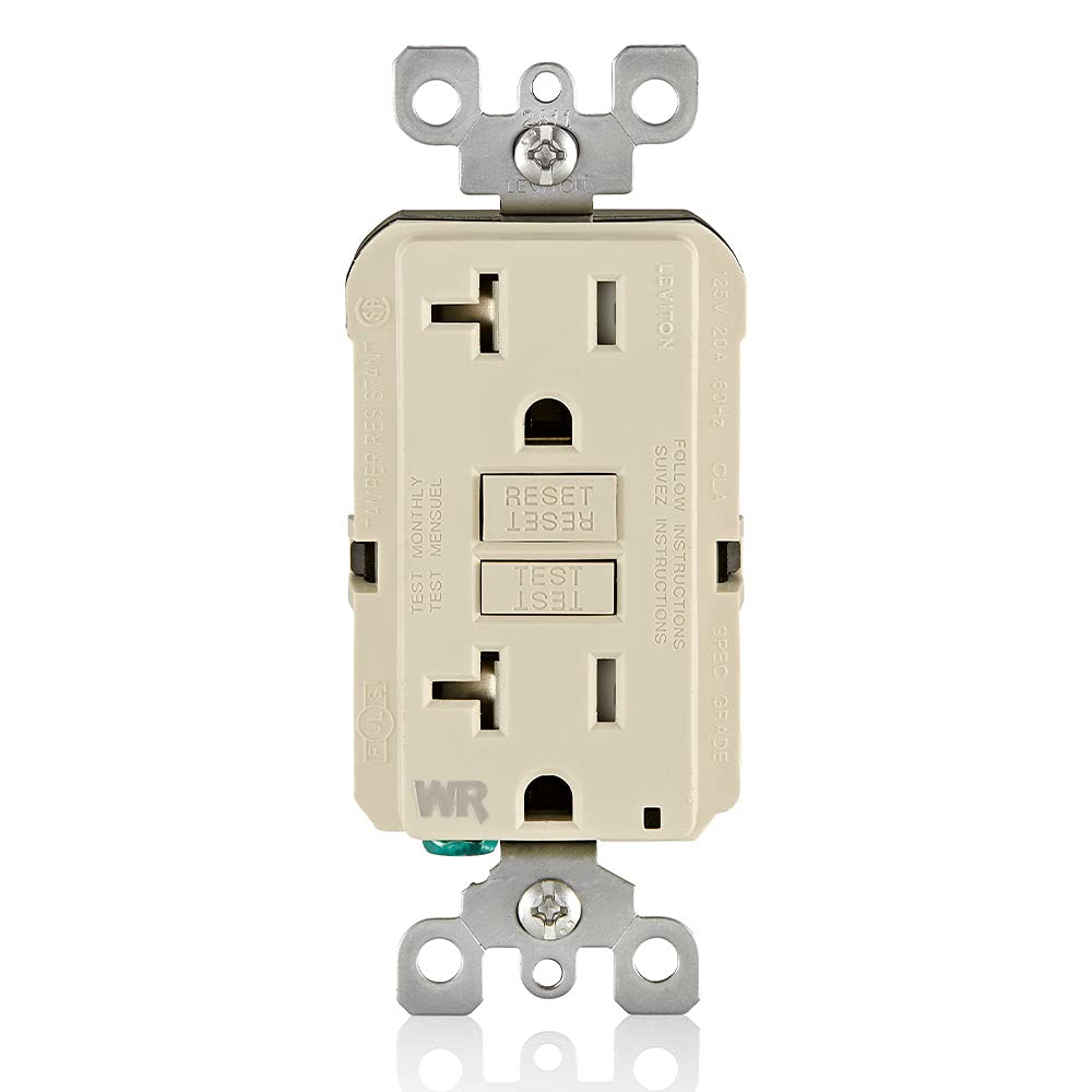 Leviton GFWT2-T self-test GFCI indicator for reliable ground fault protection