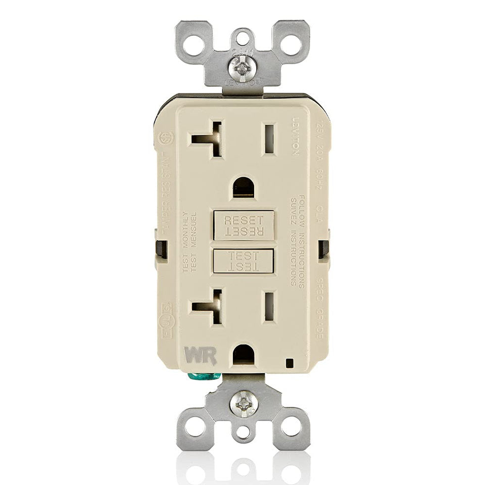 Leviton GFWT2-T self-test GFCI indicator for reliable ground fault protection