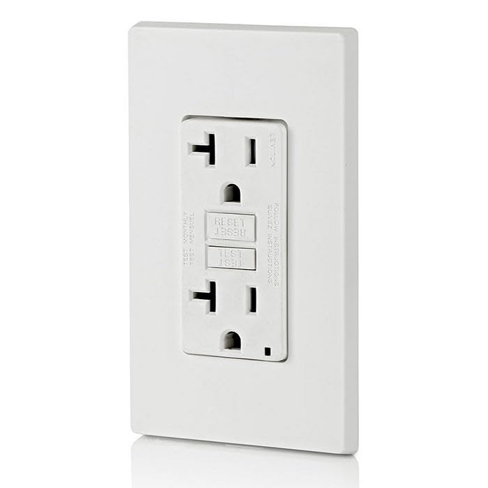 Leviton GFWT2-W back-wire connection enables flexible installation