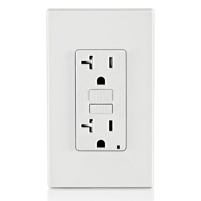Leviton GFWT2-W line/load indicator clarifies wiring status during setup